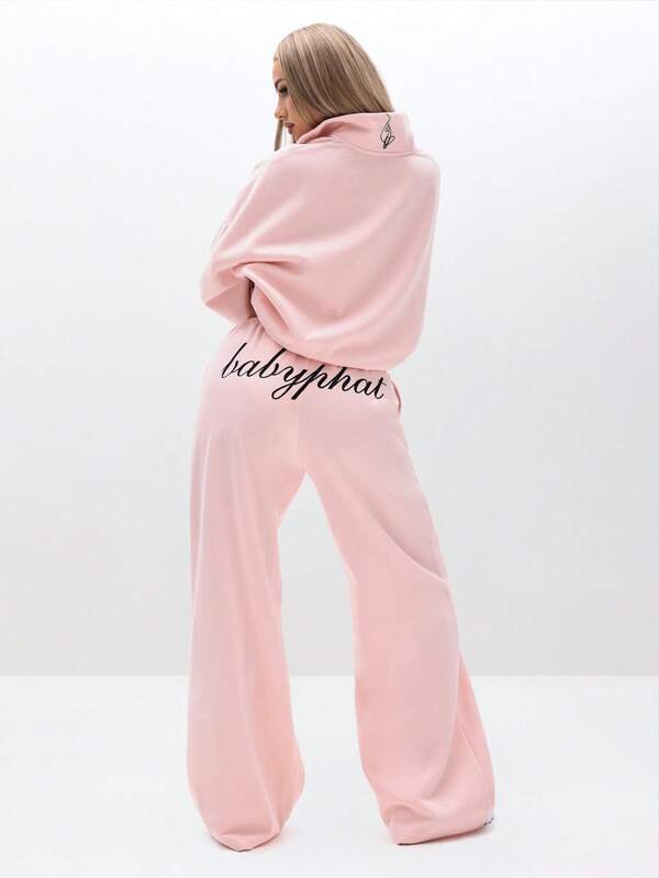 BABYPHAT Baggy Sweatpants For Casual Comfort Loungewear Wide Leg Drawstring Waist Pants