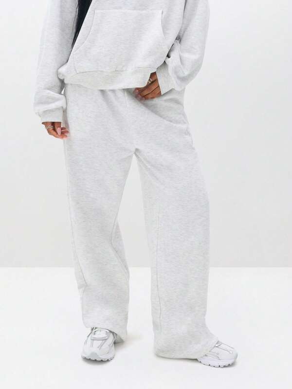 BABYPHAT Oversized Hooded Sweatshirt With Rhinestone Details And Centre Pocket For Fall Winter Casual Loungewear