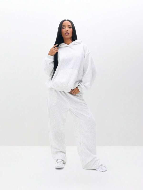 BABYPHAT Rhinestone Embellished Jogger Sweatpants For Women - Casual Loose Fit Lounge Pants