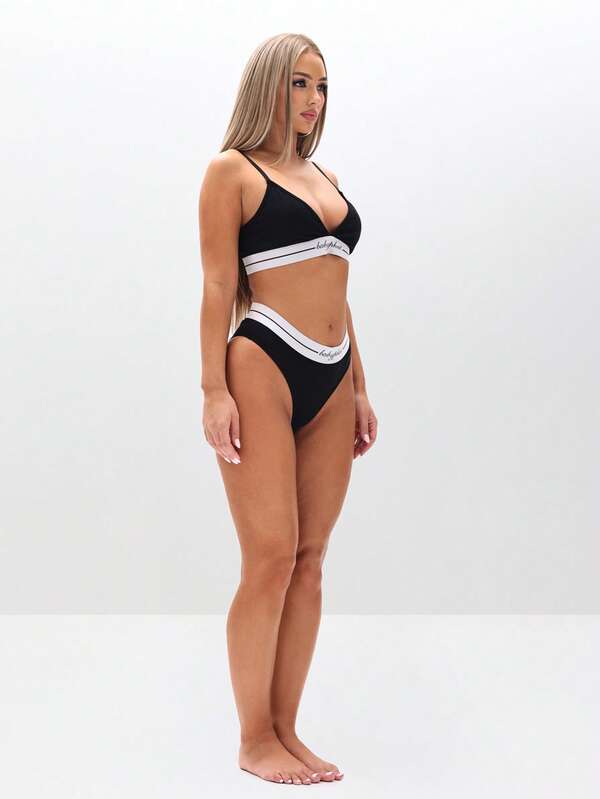 BABYPHAT Soft Triangle Bralette With Elastic Straps Wireless Comfort Bra Everyday Essentials Loungewear Undergarment