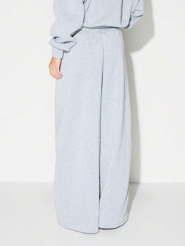 KIZN Wide Leg Drawstring Sweatpants Comfy Lounge Pants Casual Baggy Trousers Relaxed Fit Elastic Waist