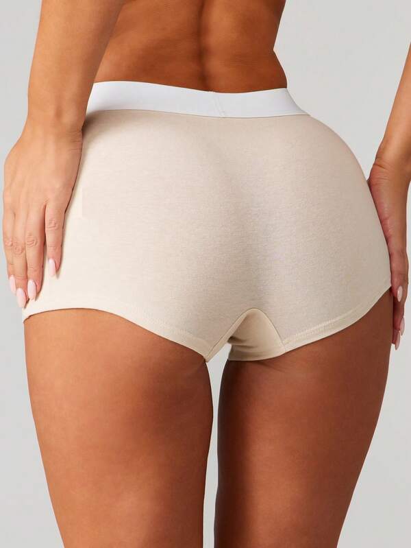 MISSGUIDED Boyshort Underwear With Contrast Waistband