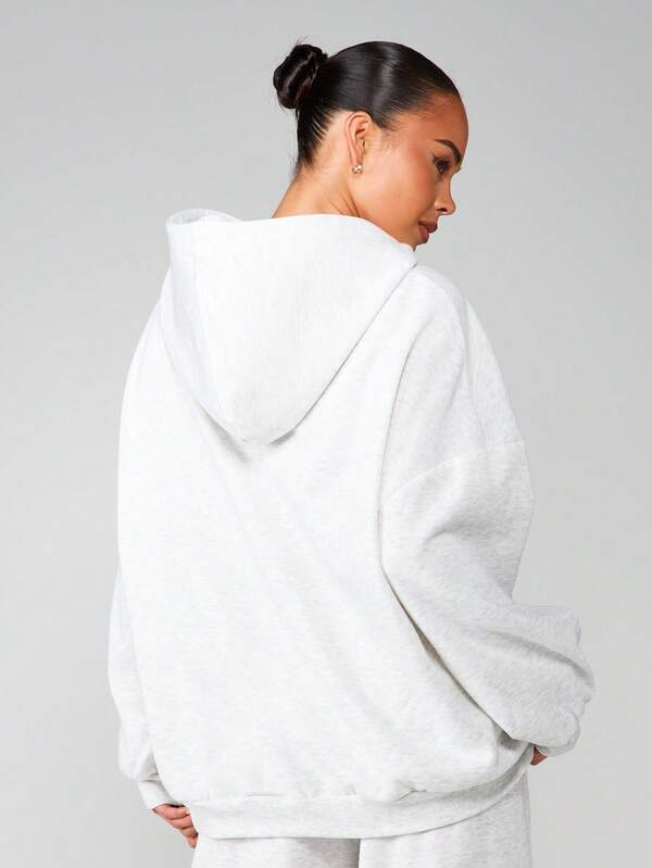 MISSGUIDED Brooklyn Hoodie With Drawstring