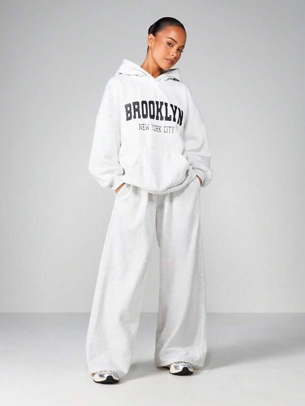 MISSGUIDED Brooklyn Hoodie With Drawstring