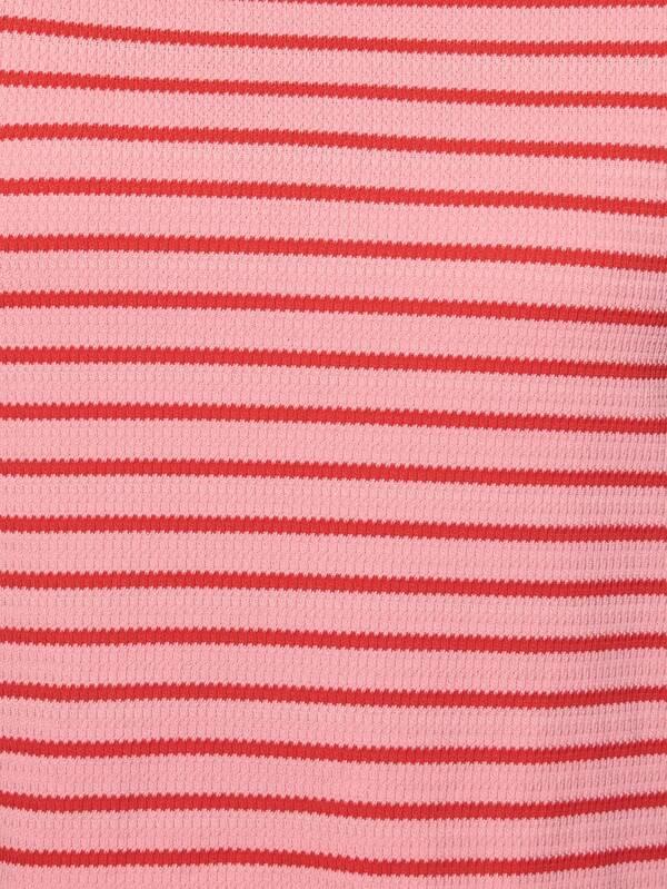 MISSGUIDED Cozy Ribbed Striped Two-Piece Outfit