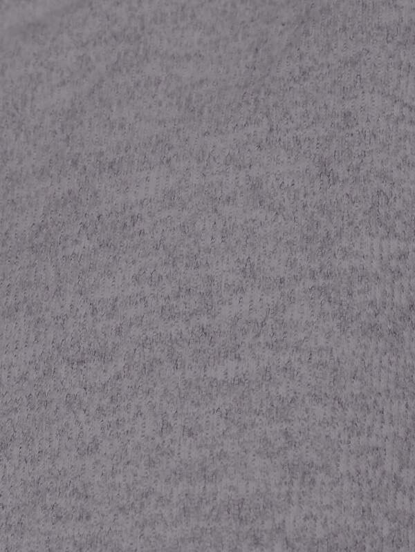 MISSGUIDED Cropped Knit Ribbed Drop Sleeve Short Sleeve Sweater