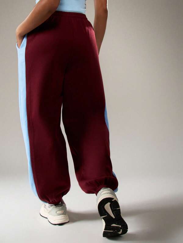 MISSGUIDED Cuffed Joggers With Side Stripes