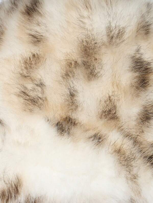 MISSGUIDED Fluffy Leopard Print Bucket Hat With Faux Fur