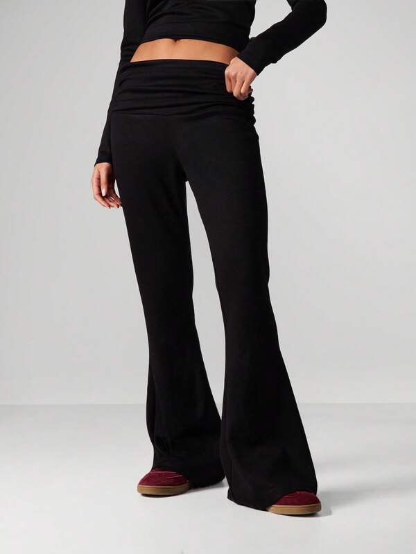 MISSGUIDED High Waist Flared Lounge Leggings