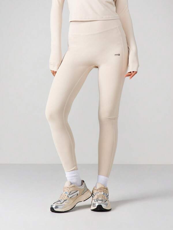 MISSGUIDED High Waisted Active Leggings With Pockets