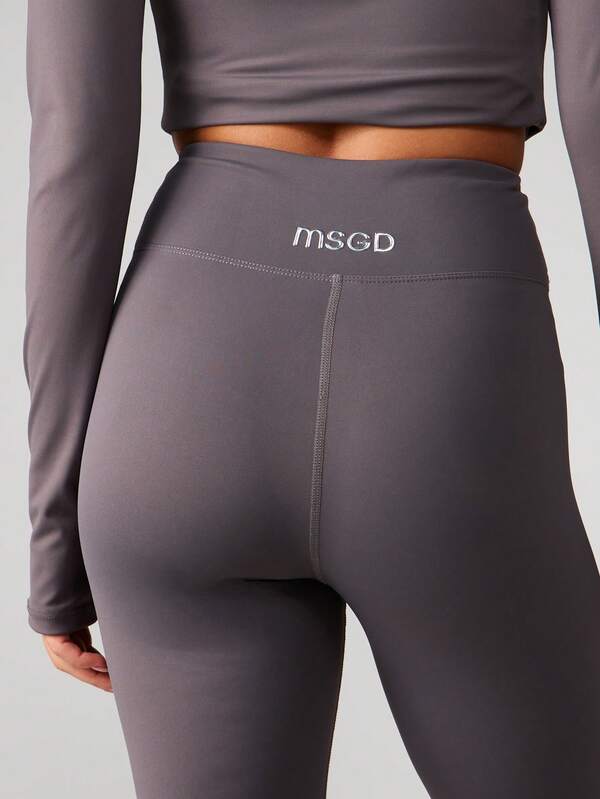 MISSGUIDED High Waisted Capri Leggings With Waistband
