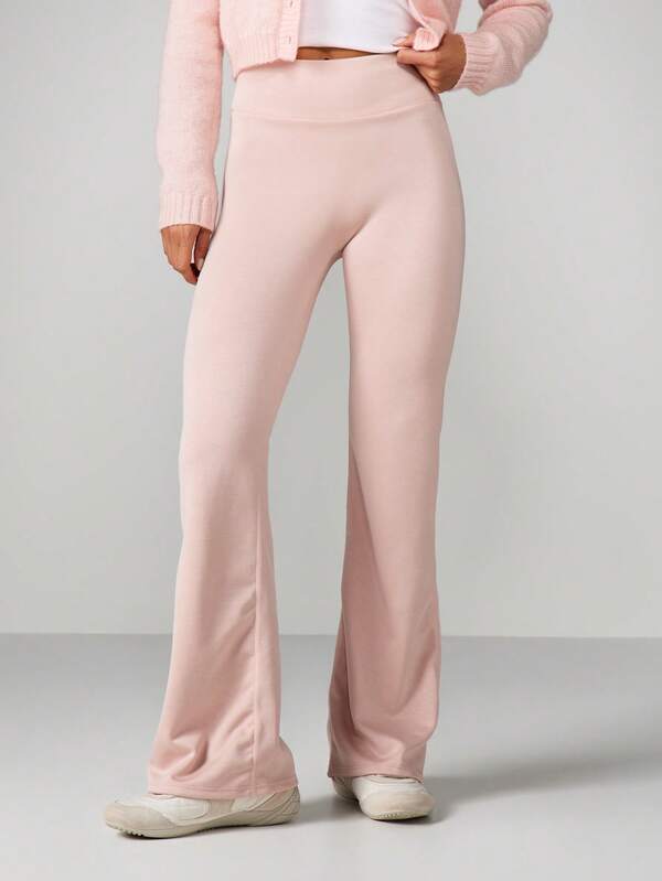 MISSGUIDED High Waisted Flared Lounge Leggings