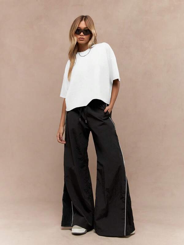 MISSGUIDED Oversized Boxy Cut T-Shirt Urban Streetwear