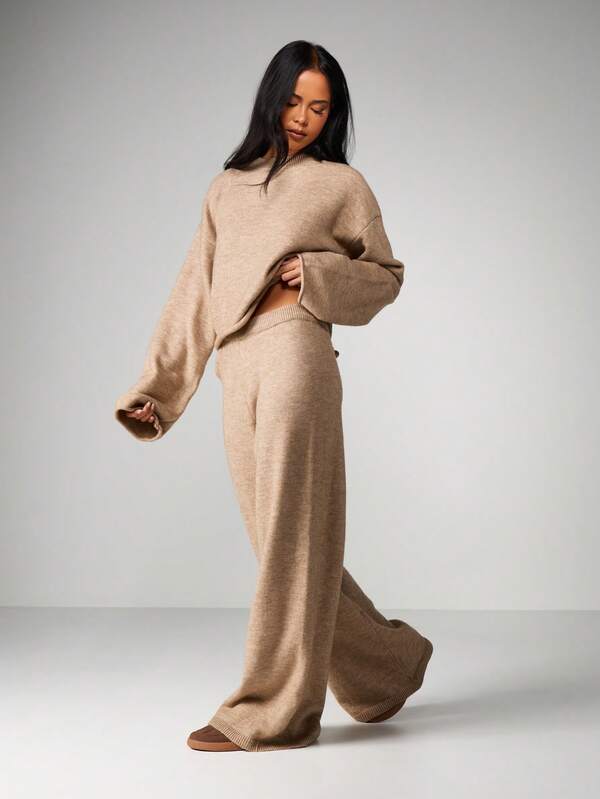 MISSGUIDED Oversized Chunky Knit Co Ord Set