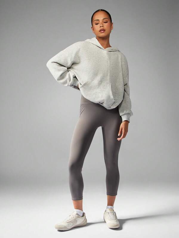 MISSGUIDED Oversized Cotton Blend Hoodie With Number Print