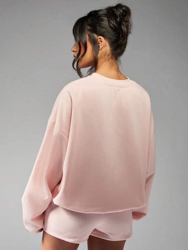 MISSGUIDED Oversized Diamante Bridesmaid Sweatshirt