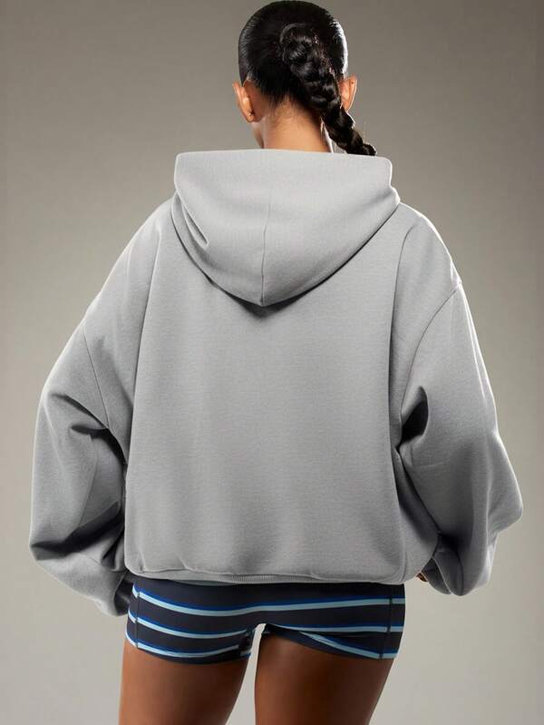 MISSGUIDED Oversized Hooded Sweatshirt With Front Pocket