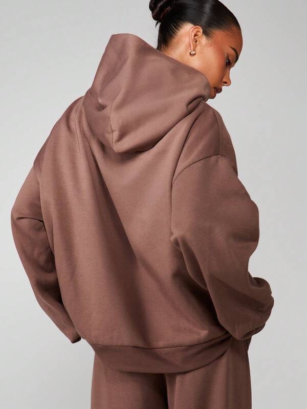 MISSGUIDED Oversized Hoodie With Drawstring Pocket