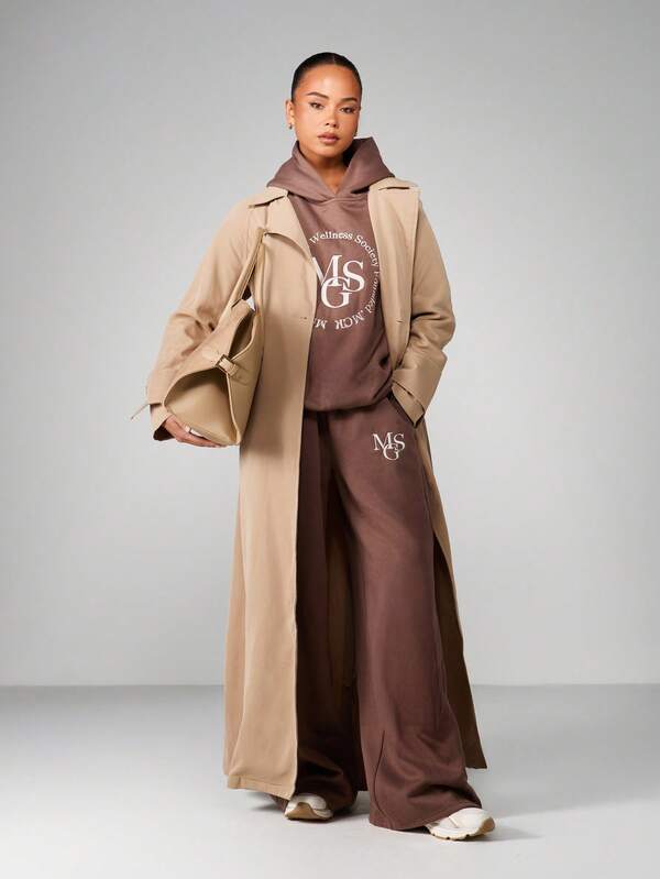 MISSGUIDED Oversized Hoodie With Drawstring Pocket