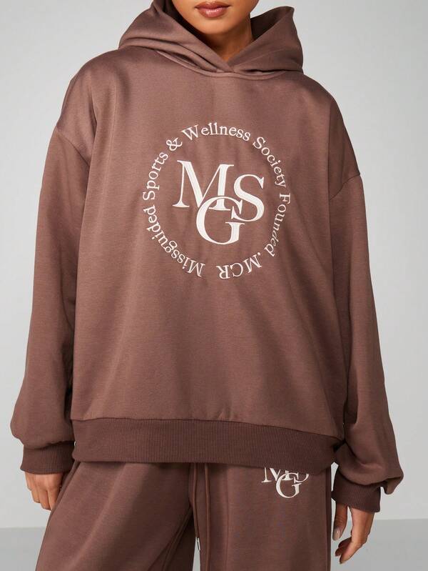 MISSGUIDED Oversized Hoodie With Drawstring Pocket