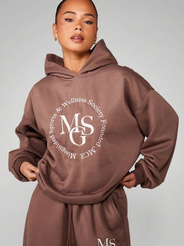 MISSGUIDED Oversized Hoodie With Drawstring Pocket