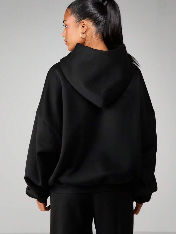 MISSGUIDED Oversized Hoodie With Front Pocket