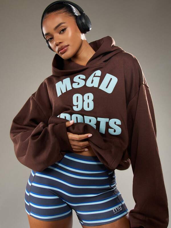MISSGUIDED Oversized Pullover Hoodie With Drawstring