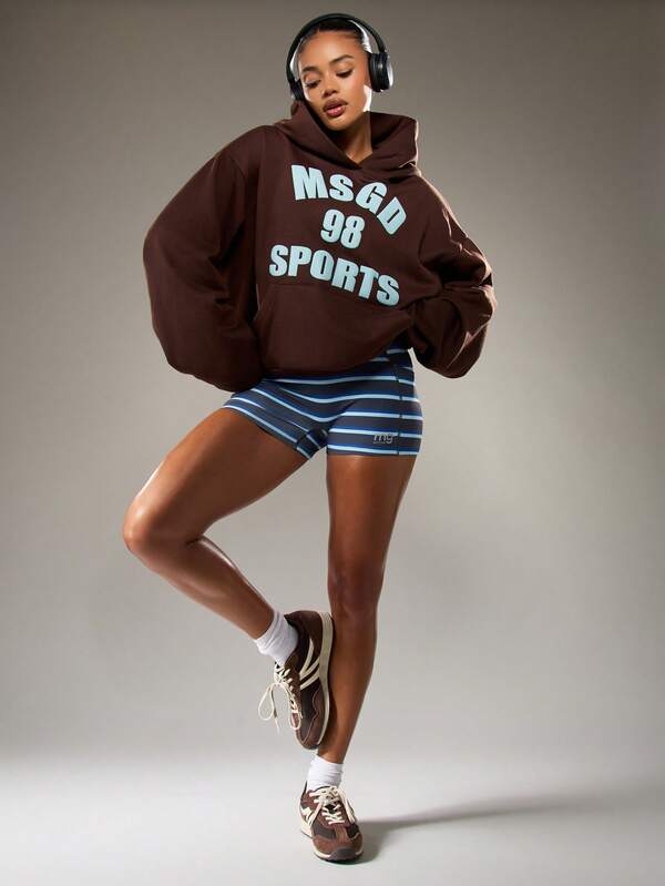 MISSGUIDED Oversized Pullover Hoodie With Drawstring