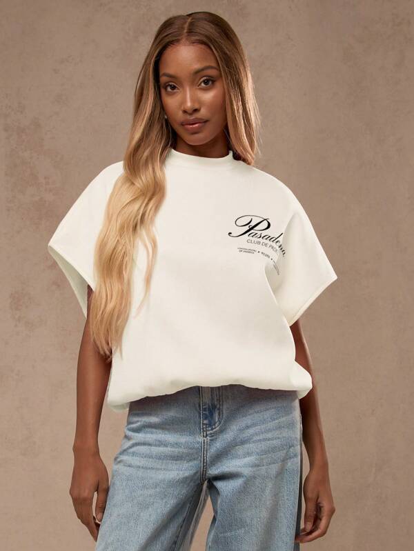 MISSGUIDED Oversized Sleeveless Comfort Sweatshirt Top