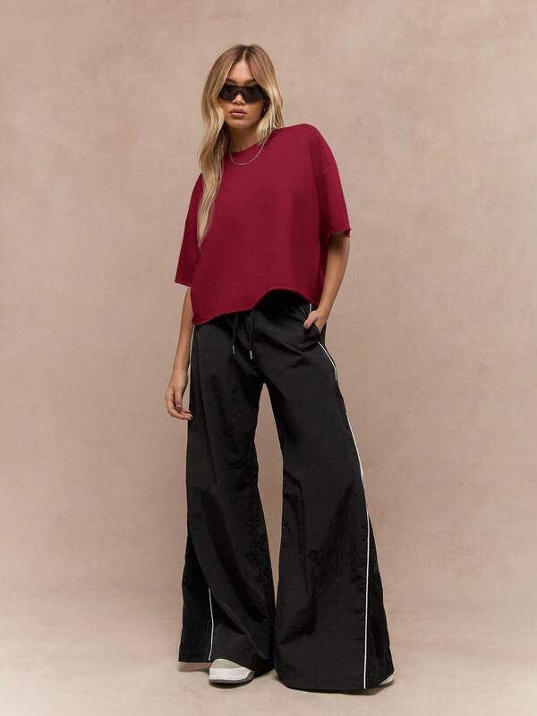 MISSGUIDED Oversized T Shirt With Dropped Shoulders