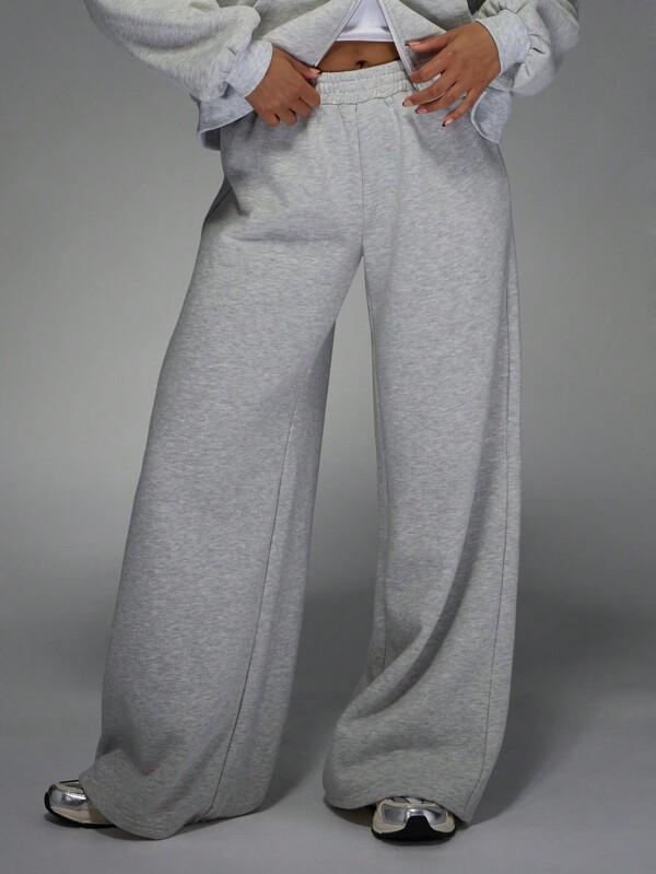 MISSGUIDED Oversized Wide Leg Sweatpants With Side Pockets