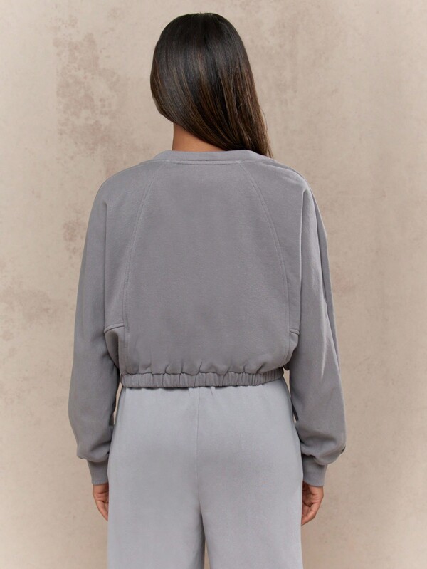 MISSGUIDED Oversized Zip Through Bomber Jacket