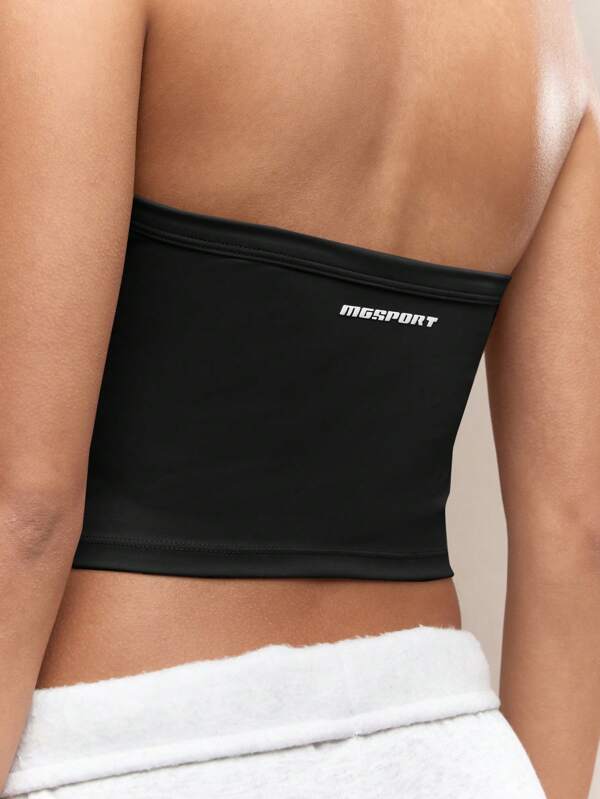 MISSGUIDED Racerback Active Performance Sleeveless Crop Tank