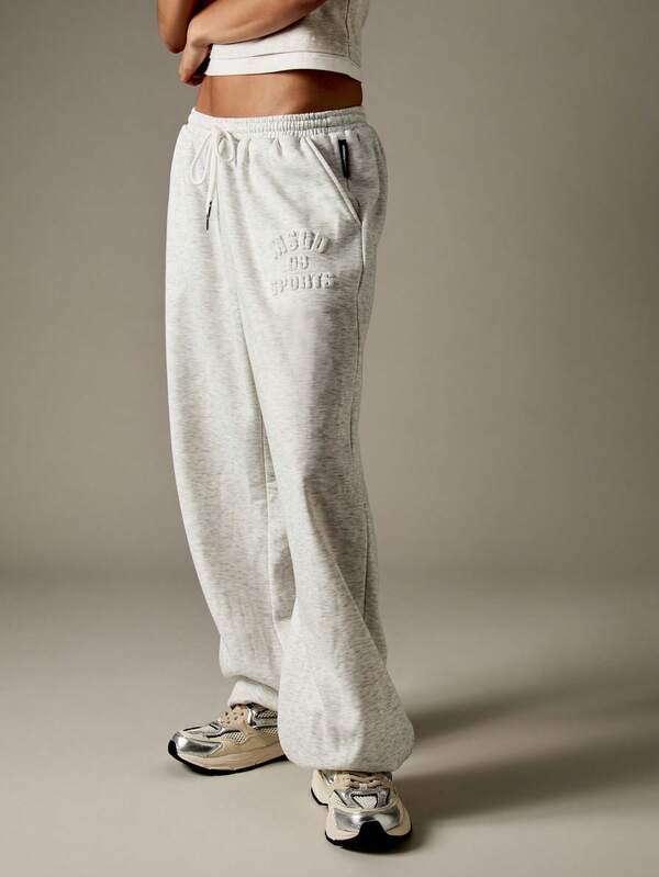 MISSGUIDED Relaxed Cuffed Joggers With Drawstring Waist
