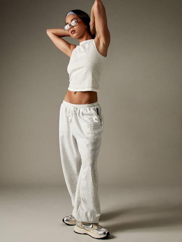 MISSGUIDED Relaxed Cuffed Joggers With Drawstring Waist