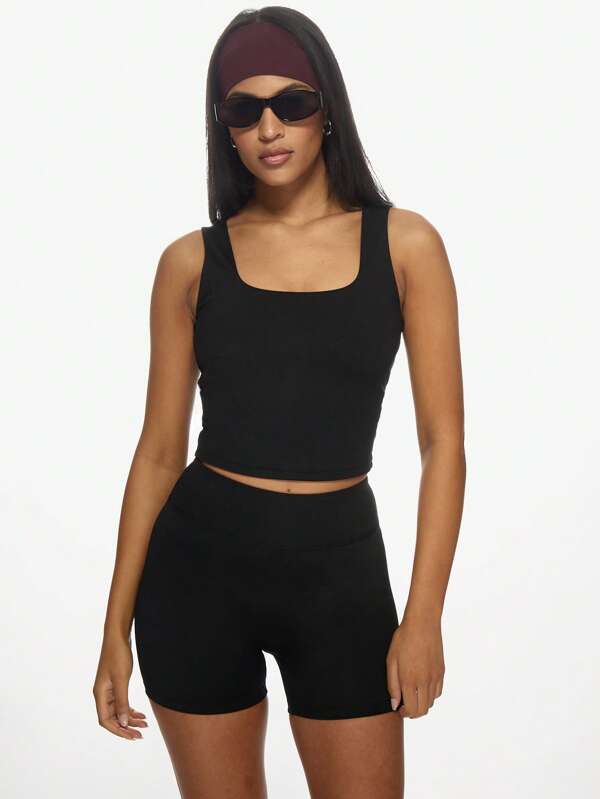 MISSGUIDED Seamless Performance Sports Tank Top