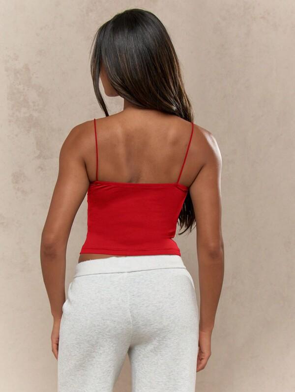 MISSGUIDED Seamless Ribbed Crop Bandeau Tank