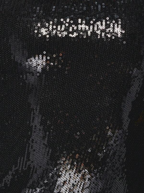 MISSGUIDED Sequin Bodycon Mini Dress With Open Back
