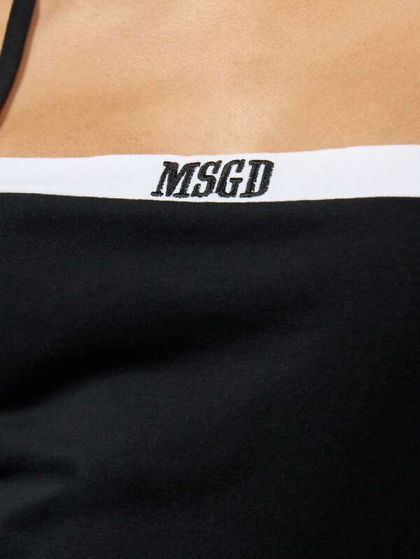 MISSGUIDED Sleeveless Bodycon Bandeau Style Stretch Mini Dress