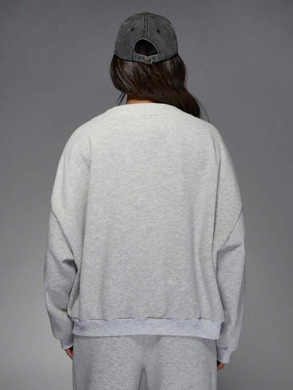 MISSGUIDED Soft Knit Fleece Lined Slouchy Outerwear With Pockets