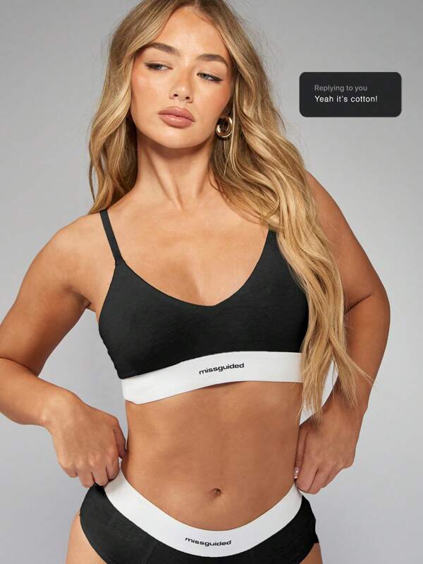 MISSGUIDED Supportive High Impact Sports Bralette