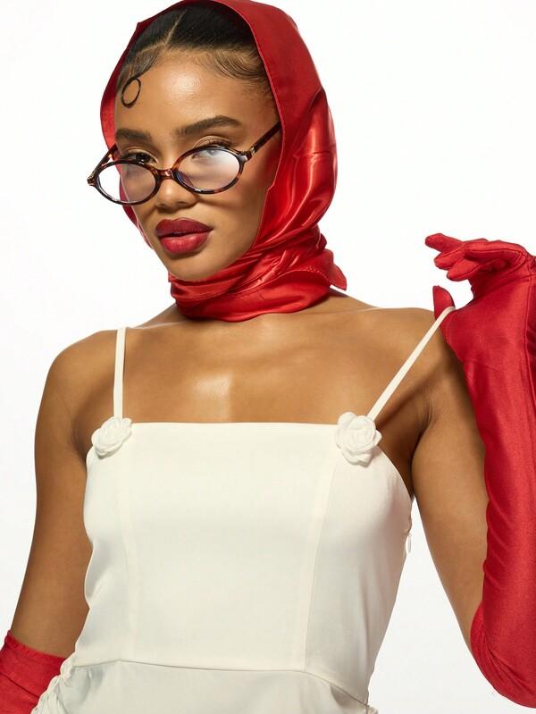 MISSGUIDED Vintage-Inspired Mini Dress With Rose Details Ruched Side Detail