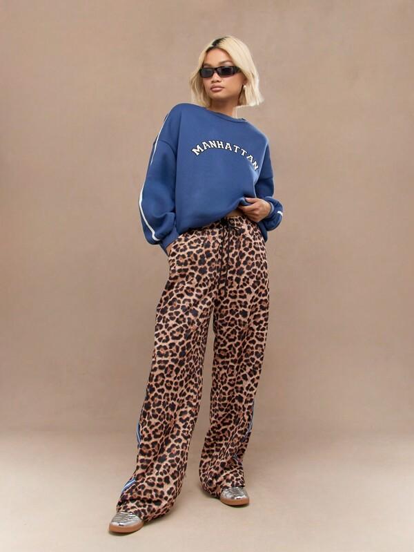 MISSGUIDED Vintage Oversize Varsity Sweatshirt
