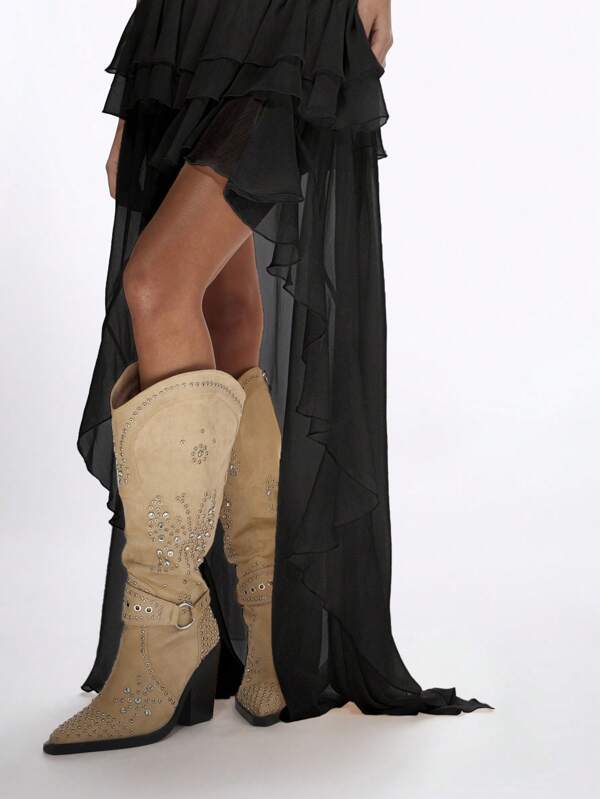 MISSGUIDED Waterfall High Low Maxi Asymmetrical Skirt
