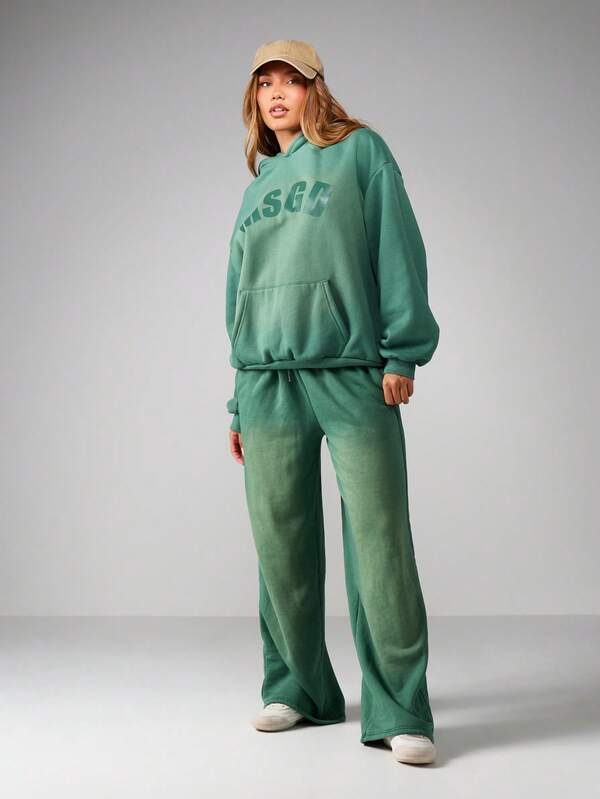 MISSGUIDED Wide Leg Drawstring Sweatpants With Pockets