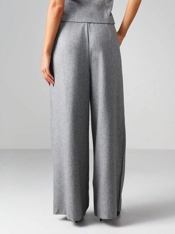 MISSGUIDED Wide Leg High Waisted Dress Pants