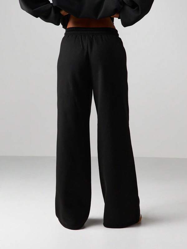 MISSGUIDED Wide Leg Joggers With Drawstring Waist