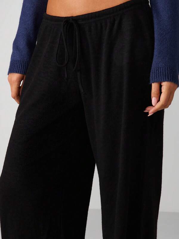 MISSGUIDED Wide Leg Palazzo Pants With Drawstring