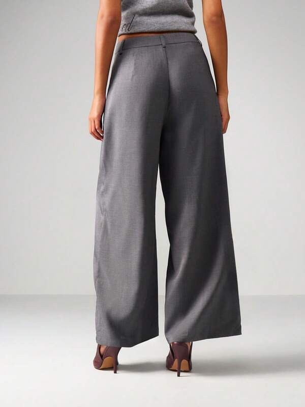 MISSGUIDED Wide Leg Palazzo Trousers With High Waist
