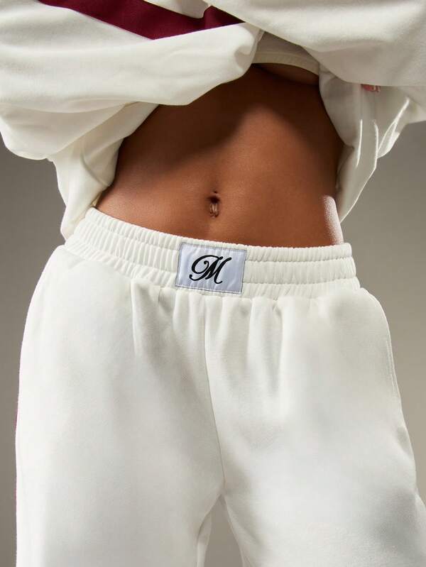 MISSGUIDED Wide Leg Track Pants With Side Stripes And Elastic Waist